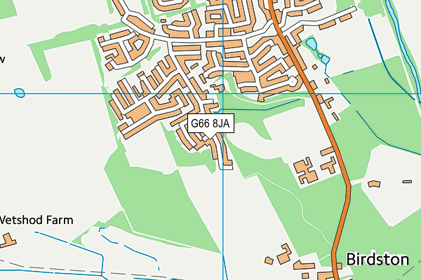 G66 8JA map - OS VectorMap District (Ordnance Survey) G66 8JA map - OS VectorMap District (Ordnance Survey)