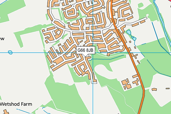 G66 8JB map - OS VectorMap District (Ordnance Survey) G66 8JB map - OS VectorMap District (Ordnance Survey)