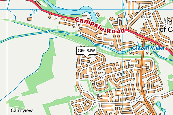 G66 8JW map - OS VectorMap District (Ordnance Survey) G66 8JW map - OS VectorMap District (Ordnance Survey)