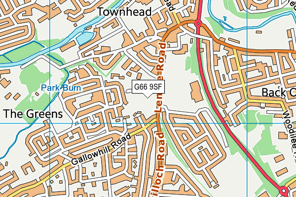 G66 9SF map - OS VectorMap District (Ordnance Survey) G66 9SF map - OS VectorMap District (Ordnance Survey)