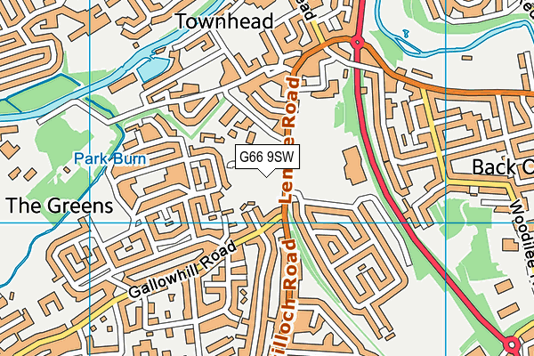 G66 9SW map - OS VectorMap District (Ordnance Survey) G66 9SW map - OS VectorMap District (Ordnance Survey)