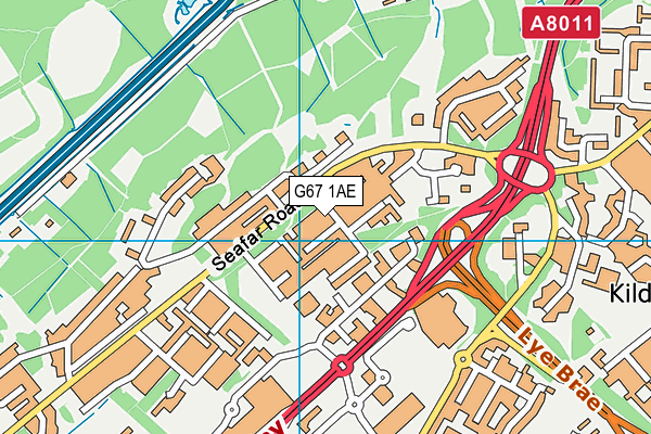 G67 1AE map - OS VectorMap District (Ordnance Survey) G67 1AE map - OS VectorMap District (Ordnance Survey)