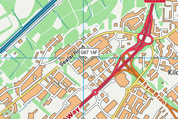 G67 1AF map - OS VectorMap District (Ordnance Survey) G67 1AF map - OS VectorMap District (Ordnance Survey)