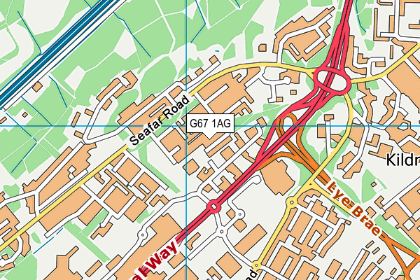 G67 1AG map - OS VectorMap District (Ordnance Survey) G67 1AG map - OS VectorMap District (Ordnance Survey)