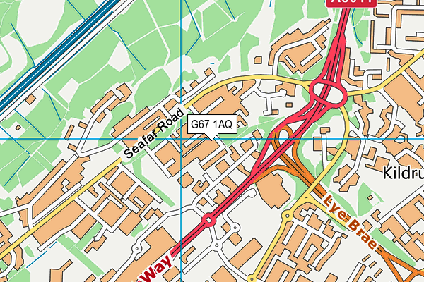 G67 1AQ map - OS VectorMap District (Ordnance Survey) G67 1AQ map - OS VectorMap District (Ordnance Survey)
