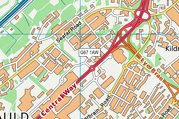 G67 1AW map - OS VectorMap District (Ordnance Survey) G67 1AW map - OS VectorMap District (Ordnance Survey)
