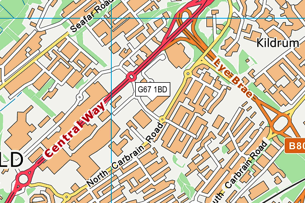 G67 1BD map - OS VectorMap District (Ordnance Survey) G67 1BD map - OS VectorMap District (Ordnance Survey)