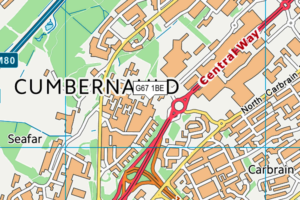 G67 1BE map - OS VectorMap District (Ordnance Survey) G67 1BE map - OS VectorMap District (Ordnance Survey)