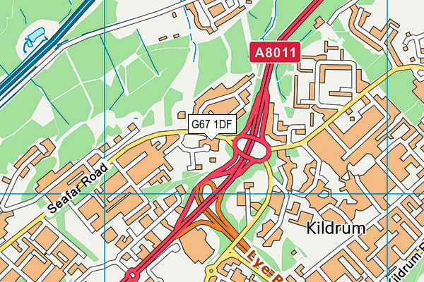 G67 1DF map - OS VectorMap District (Ordnance Survey) G67 1DF map - OS VectorMap District (Ordnance Survey)