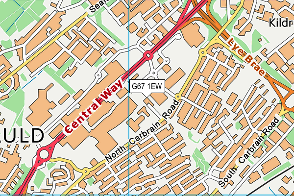 G67 1EW map - OS VectorMap District (Ordnance Survey) G67 1EW map - OS VectorMap District (Ordnance Survey)