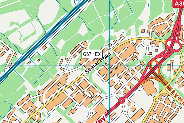 G67 1EX map - OS VectorMap District (Ordnance Survey) G67 1EX map - OS VectorMap District (Ordnance Survey)