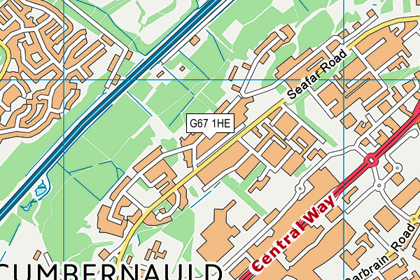 G67 1HE map - OS VectorMap District (Ordnance Survey) G67 1HE map - OS VectorMap District (Ordnance Survey)