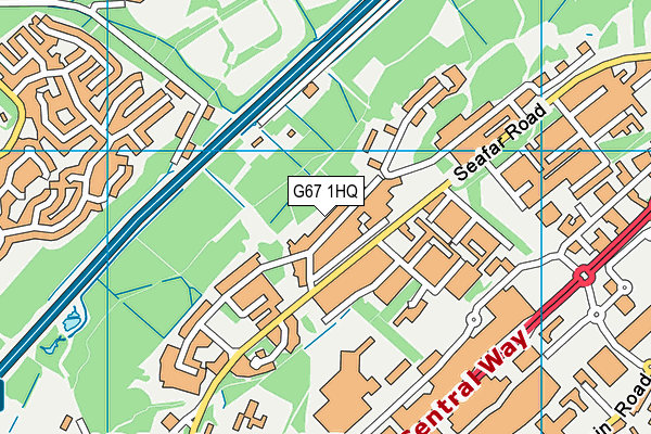 G67 1HQ map - OS VectorMap District (Ordnance Survey) G67 1HQ map - OS VectorMap District (Ordnance Survey)