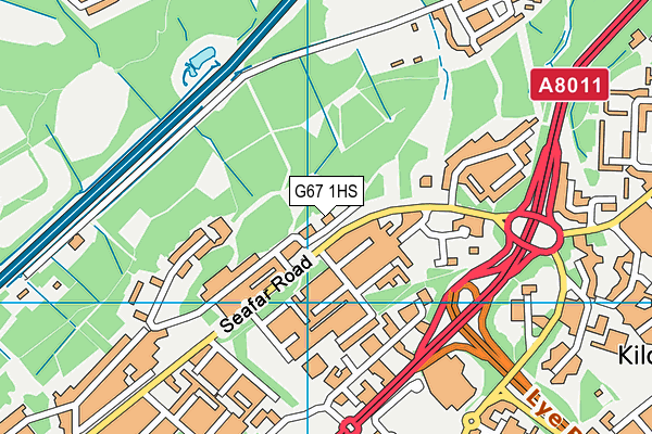 G67 1HS map - OS VectorMap District (Ordnance Survey) G67 1HS map - OS VectorMap District (Ordnance Survey)