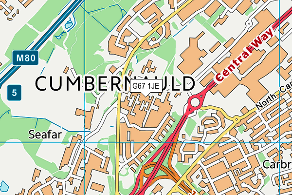 G67 1JE map - OS VectorMap District (Ordnance Survey) G67 1JE map - OS VectorMap District (Ordnance Survey)