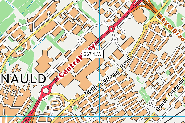 G67 1JW map - OS VectorMap District (Ordnance Survey) G67 1JW map - OS VectorMap District (Ordnance Survey)