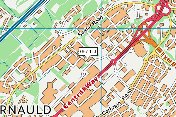 G67 1LJ map - OS VectorMap District (Ordnance Survey) G67 1LJ map - OS VectorMap District (Ordnance Survey)