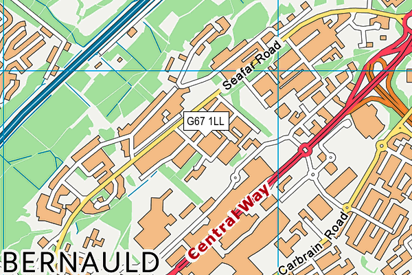 G67 1LL map - OS VectorMap District (Ordnance Survey) G67 1LL map - OS VectorMap District (Ordnance Survey)