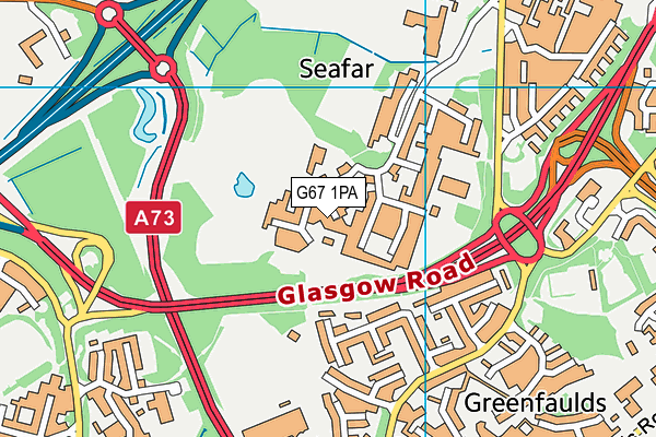 G67 1PA map - OS VectorMap District (Ordnance Survey) G67 1PA map - OS VectorMap District (Ordnance Survey)
