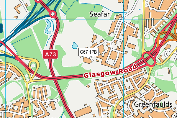 G67 1PB map - OS VectorMap District (Ordnance Survey) G67 1PB map - OS VectorMap District (Ordnance Survey)