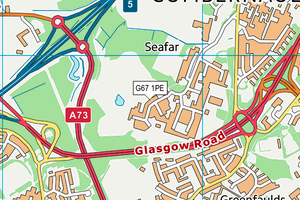 G67 1PE map - OS VectorMap District (Ordnance Survey) G67 1PE map - OS VectorMap District (Ordnance Survey)