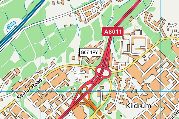 G67 1PY map - OS VectorMap District (Ordnance Survey) G67 1PY map - OS VectorMap District (Ordnance Survey)