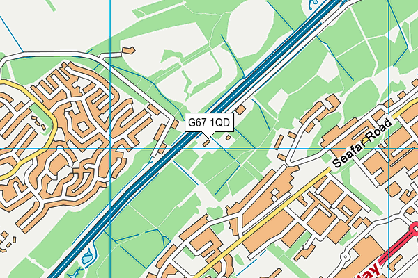 G67 1QD map - OS VectorMap District (Ordnance Survey) G67 1QD map - OS VectorMap District (Ordnance Survey)