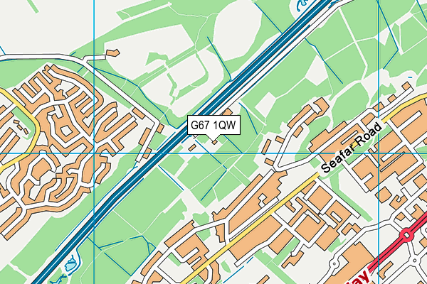 G67 1QW map - OS VectorMap District (Ordnance Survey) G67 1QW map - OS VectorMap District (Ordnance Survey)