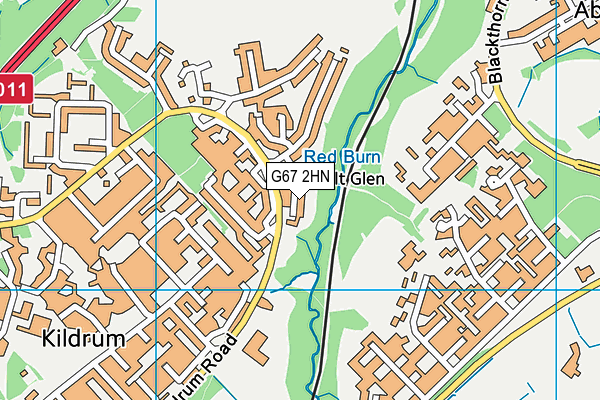 G67 2HN map - OS VectorMap District (Ordnance Survey) G67 2HN map - OS VectorMap District (Ordnance Survey)