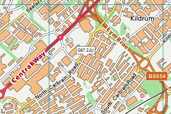 G67 2JU map - OS VectorMap District (Ordnance Survey) G67 2JU map - OS VectorMap District (Ordnance Survey)