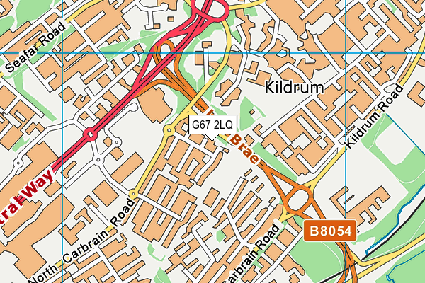G67 2LQ map - OS VectorMap District (Ordnance Survey) G67 2LQ map - OS VectorMap District (Ordnance Survey)