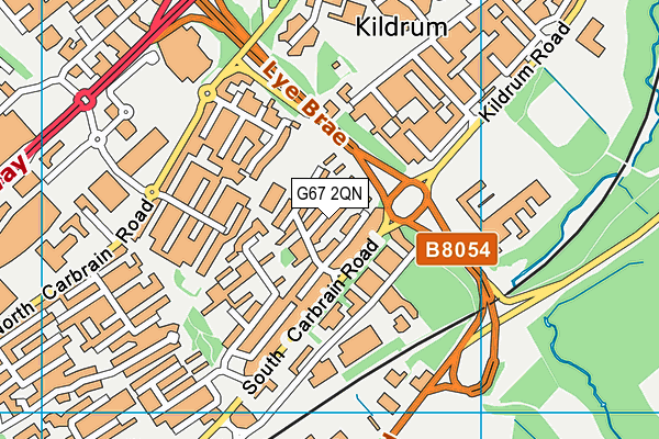 G67 2QN map - OS VectorMap District (Ordnance Survey) G67 2QN map - OS VectorMap District (Ordnance Survey)