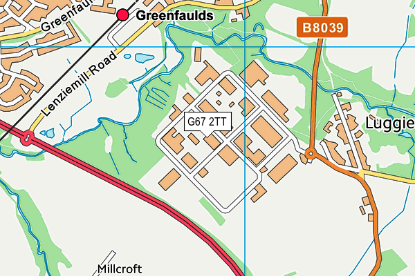 G67 2TT map - OS VectorMap District (Ordnance Survey) G67 2TT map - OS VectorMap District (Ordnance Survey)