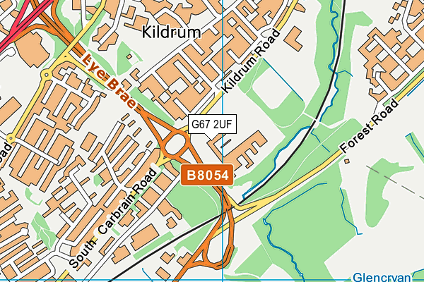 G67 2UF map - OS VectorMap District (Ordnance Survey) G67 2UF map - OS VectorMap District (Ordnance Survey)