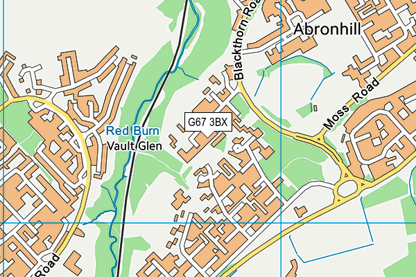G67 3BX map - OS VectorMap District (Ordnance Survey) G67 3BX map - OS VectorMap District (Ordnance Survey)