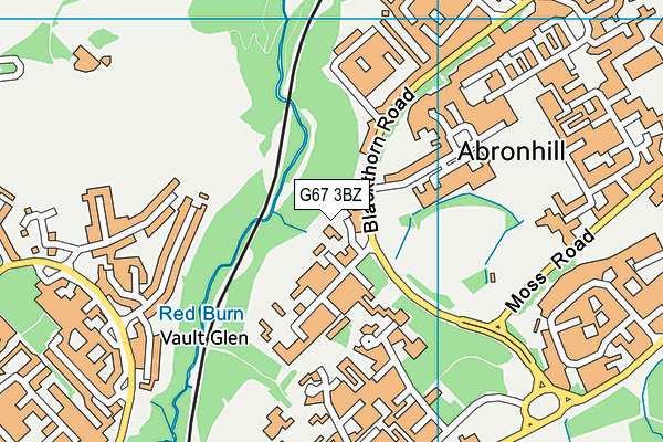 G67 3BZ map - OS VectorMap District (Ordnance Survey) G67 3BZ map - OS VectorMap District (Ordnance Survey)