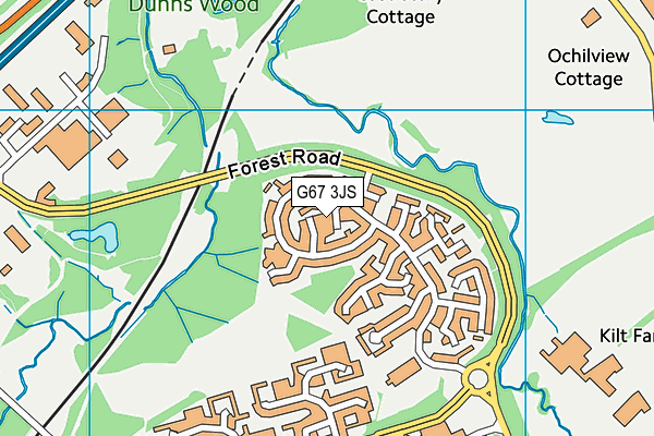 G67 3JS map - OS VectorMap District (Ordnance Survey) G67 3JS map - OS VectorMap District (Ordnance Survey)