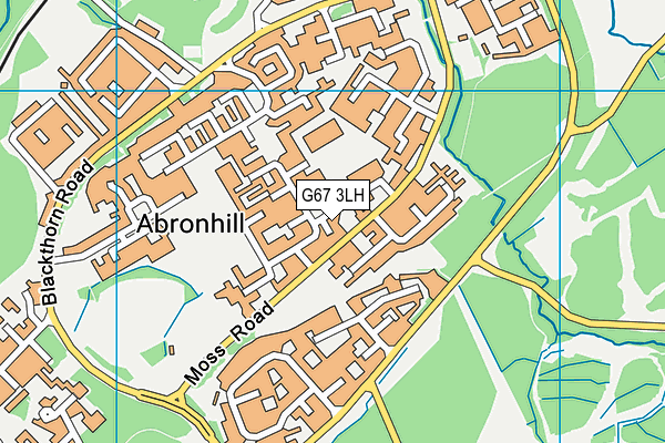 G67 3LH map - OS VectorMap District (Ordnance Survey)