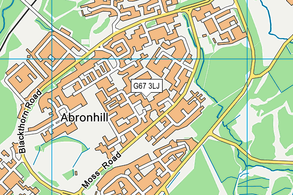 G67 3LJ map - OS VectorMap District (Ordnance Survey) G67 3LJ map - OS VectorMap District (Ordnance Survey)