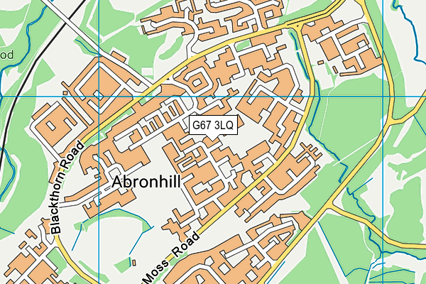 G67 3LQ map - OS VectorMap District (Ordnance Survey) G67 3LQ map - OS VectorMap District (Ordnance Survey)