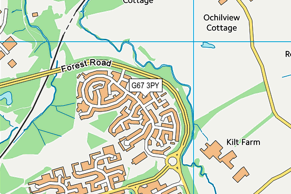 G67 3PY map - OS VectorMap District (Ordnance Survey) G67 3PY map - OS VectorMap District (Ordnance Survey)