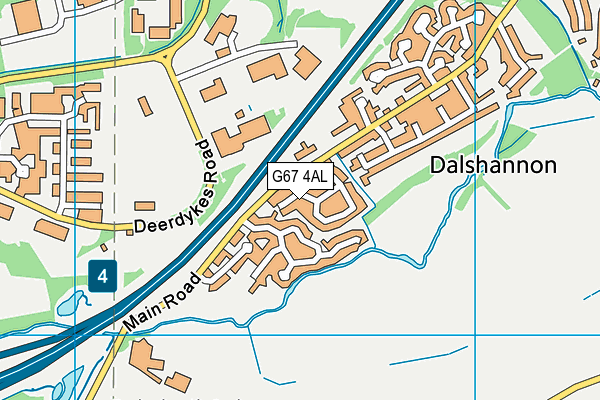 G67 4AL map - OS VectorMap District (Ordnance Survey) G67 4AL map - OS VectorMap District (Ordnance Survey)