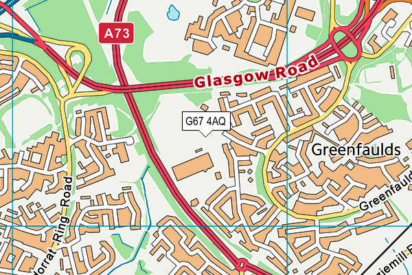 G67 4AQ map - OS VectorMap District (Ordnance Survey) G67 4AQ map - OS VectorMap District (Ordnance Survey)