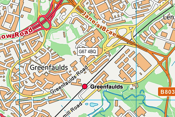 G67 4BQ map - OS VectorMap District (Ordnance Survey) G67 4BQ map - OS VectorMap District (Ordnance Survey)