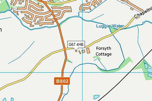 G67 4HB map - OS VectorMap District (Ordnance Survey)