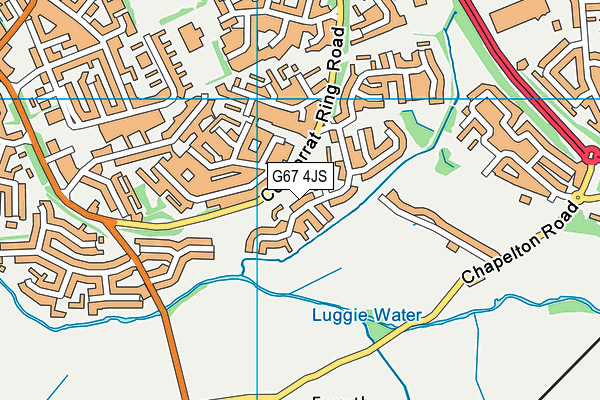 G67 4JS map - OS VectorMap District (Ordnance Survey) G67 4JS map - OS VectorMap District (Ordnance Survey)