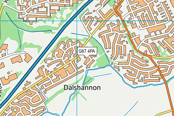 G67 4PA map - OS VectorMap District (Ordnance Survey) G67 4PA map - OS VectorMap District (Ordnance Survey)