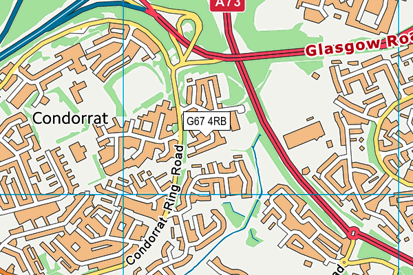 G67 4RB map - OS VectorMap District (Ordnance Survey) G67 4RB map - OS VectorMap District (Ordnance Survey)