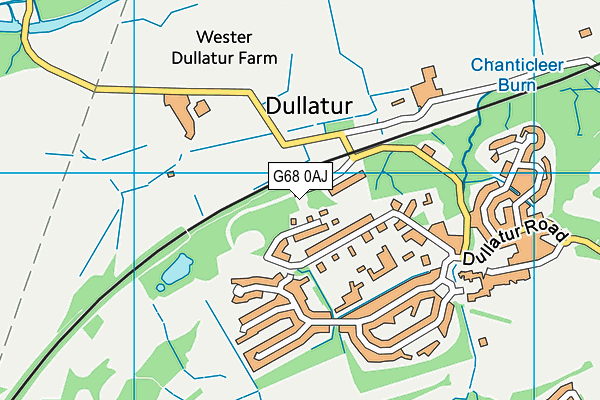 G68 0AJ map - OS VectorMap District (Ordnance Survey) G68 0AJ map - OS VectorMap District (Ordnance Survey)