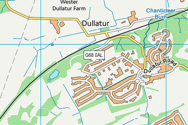 G68 0AL map - OS VectorMap District (Ordnance Survey) G68 0AL map - OS VectorMap District (Ordnance Survey)